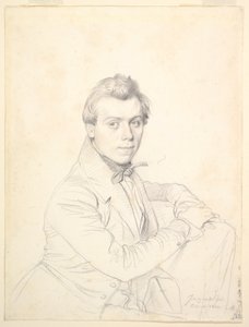 The Architect Charles-Victor Famin by Jean Auguste Dominique Ingres