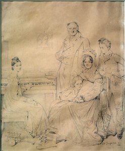 The Stamaty Family by Jean Auguste Dominique Ingres