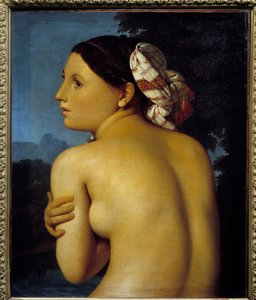 The bather by Jean Auguste Dominique Ingres