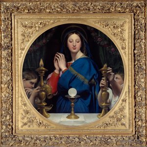 The Virgin Worshipping the Host