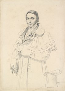Three-quarter-length Portrait of Jean-Francois-Antoine Forest by Jean Auguste Dominique Ingres