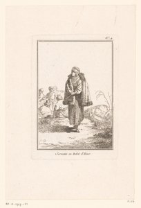 Muscovite Maid (Muscovite Women in Regional Costume; Various Clothing of the Women of Moscow) by Jean Baptist Leprince