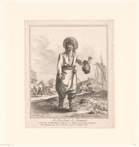 Lemonade Seller (Traders and Street Vendors from Saint Petersburg and Moscow series) by Jean Baptist Leprince