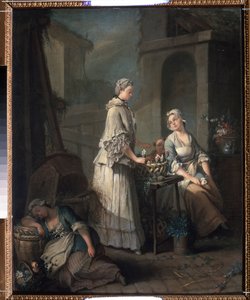 A Flower Girl by Jean Baptiste Charpentier