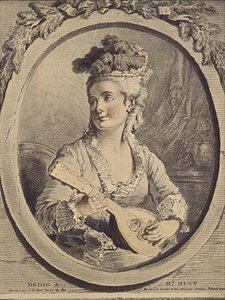 Madame Huet, engraving by Gilles Demarteau by Jean Baptiste (after) Huet