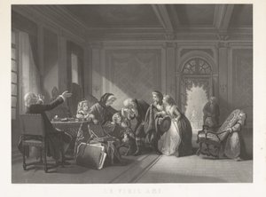 The Old Friend by Jean Baptiste Alfred Cornilliet