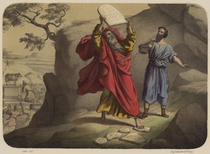 Moses Breaks the Tablets of the Law