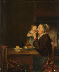 A Mother and her Child by Jean Baptiste Bernard Coclers