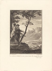 Nature Displayed All Its Magnificence to Our Eyes by Jean Baptiste Blaise Simonet after Jean Michel Moreau
