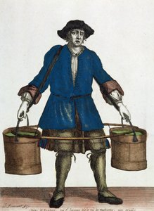The Water Carrier by Jean Baptiste Bonnart