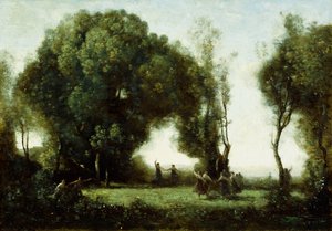 Dance of the Nymphs by Jean Baptiste Camille Corot