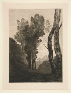 Near Rome by Jean Baptiste Camille Corot