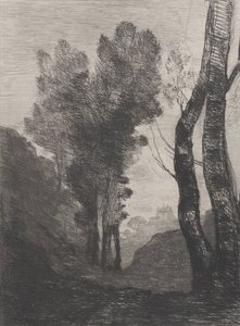 Environs de Rome by Jean Baptiste Camille Corot