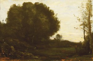 Evening in the Valley by Jean Baptiste Camille Corot