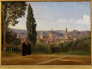 Florence, seen from the Boboli Gardens by Jean Baptiste Camille Corot