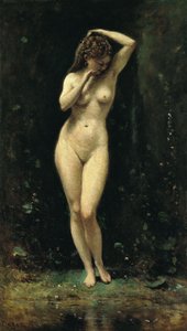 Diana Bathing (The Fountain) by Jean Baptiste Camille Corot