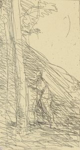 Scribble by Jean Baptiste Camille Corot