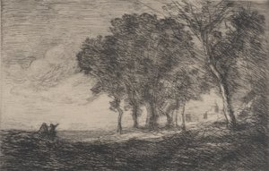 Italian Landscape, ca. 1865 by Jean Baptiste Camille Corot