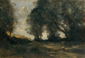 Landscape by Jean Baptiste Camille Corot