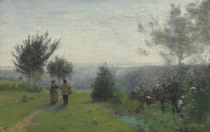 Spring Arbor by Jean Baptiste Camille Corot