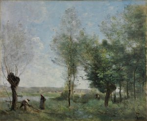 Memory of Coubron by Jean Baptiste Camille Corot