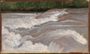 The Velino Above the Cascade of Terni by Jean Baptiste Camille Corot
