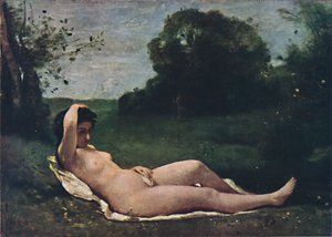 Nymph by Jean Baptiste Camille Corot