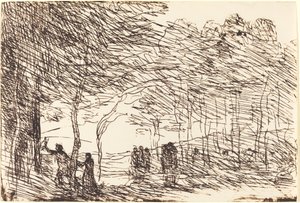 Orpheus Leading Eurydice, 1860