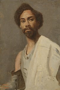 Portrait of an Abyssinian man