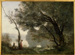 Remembrance of Mortefontaine by Jean Baptiste Camille Corot