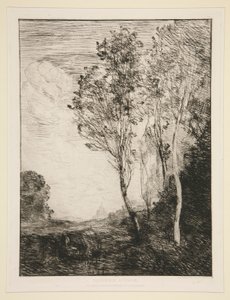 Souvenir d by Jean Baptiste Camille Corot