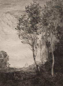 Souvenir of Italy by Jean Baptiste Camille Corot