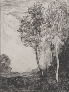 Souvenir of Italy, 1866 by Jean Baptiste Camille Corot