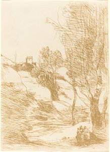 Souvenir of Salerno by Jean Baptiste Camille Corot
