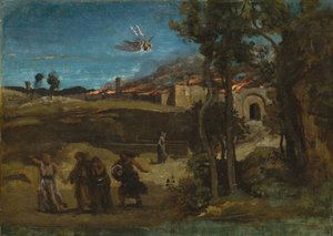 Study for The Destruction of Sodom, 1843 by Jean Baptiste Camille Corot