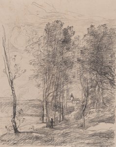 The Belfry of St.-Nicolas-les-Arras by Jean Baptiste Camille Corot