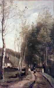 The Little Bridge by Jean Baptiste Camille Corot