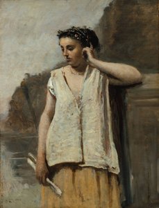 The Muse: History by Jean Baptiste Camille Corot