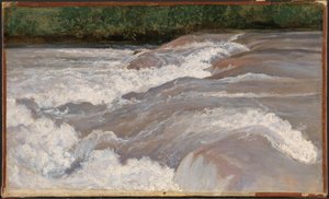 The Velino Above the Cascade of Terni by Jean Baptiste Camille Corot