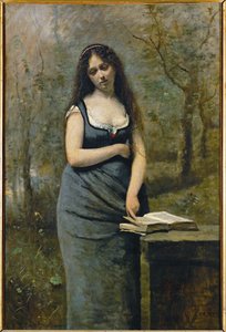 Velleda by Jean Baptiste Camille Corot