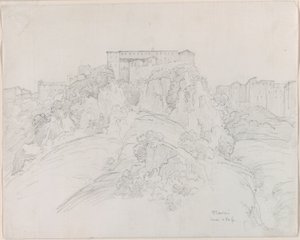 View of Narni by Jean Baptiste Camille Corot