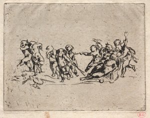 Bacchanal with Children and Chariot
