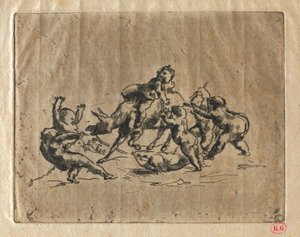 Bacchanal with Children and Donkey by Jean Baptiste Carpeaux