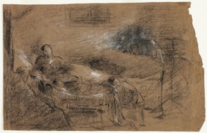 Deathbed Scene by Jean Baptiste Carpeaux