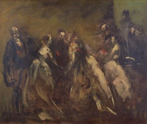 Reception at the Tuileries Palace during the Second Empire by Jean Baptiste Carpeaux