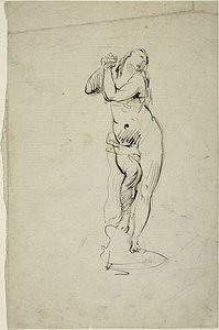 Standing Woman with Clasped Hands by Jean Baptiste Carpeaux