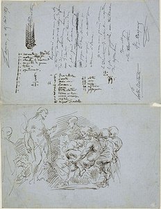 The Preaching of Saint John the Baptist by Jean Baptiste Carpeaux