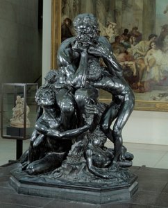Ugolin tyrant of Pisa. Illustration of Hell in The Divine Comedy by Dante. Bronze sculpture by Jean-Baptiste Carpeaux by Jean Baptiste Carpeaux