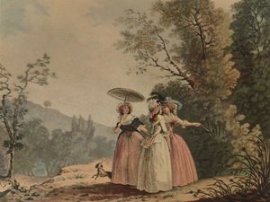 The Parisian Graces at the Bois de Vincennes, 1790, 1913