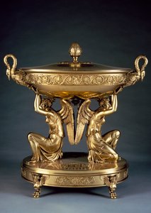 Gilded silver tureen by Jean Baptiste Claude Odiot
